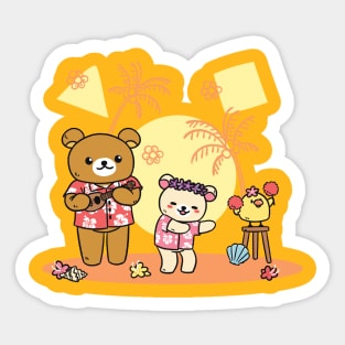 Rillakuma Luau Sticker